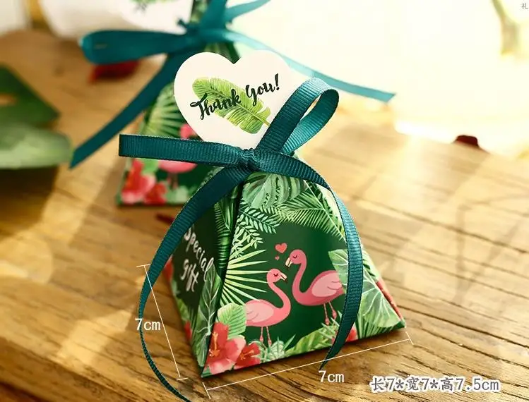 100 шт. подарочная коробка в виде фламинго | Дом и сад