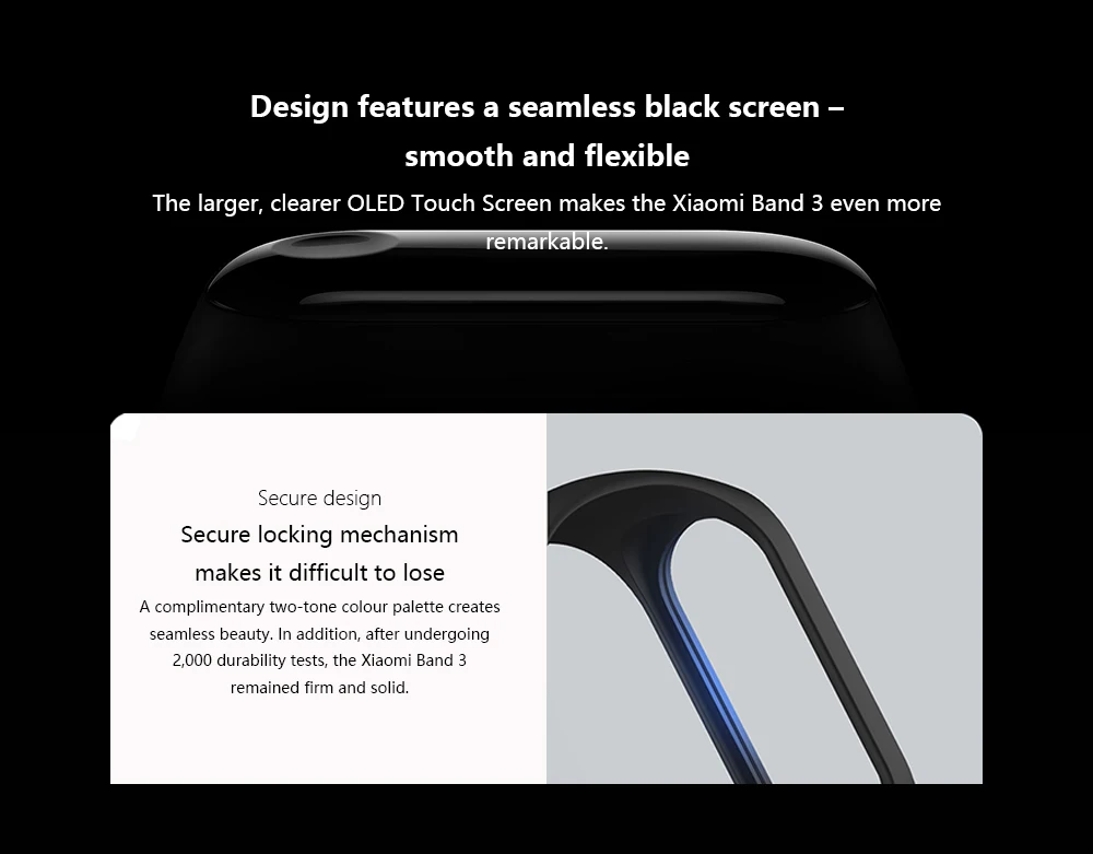 Xiaomi Mi группа 3/2 мгновенном сообщением фитнес-трекер для измерения сердечного ритма OLED Сенсорный экран Водонепроницаемый Смарт Напульсники браслет