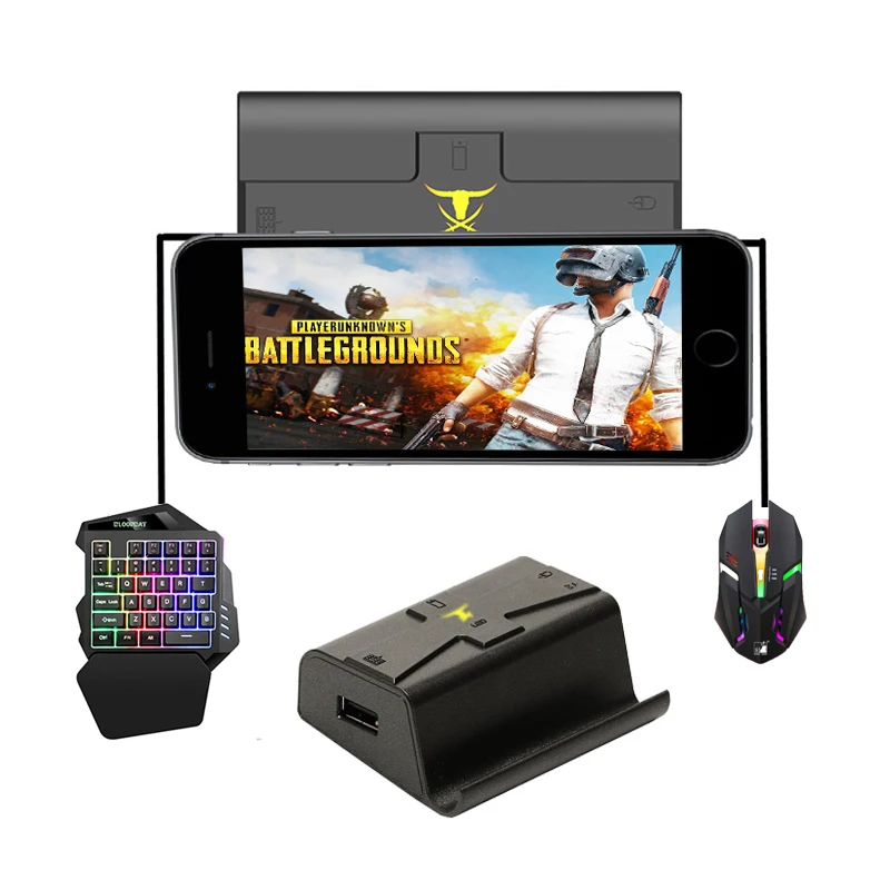 Конвертер адаптер PUBG мобильный Геймпад контроллер игровая мышь клавиатура для Android IOS телефон к ПК Пульт дистанционного управления BattleDock