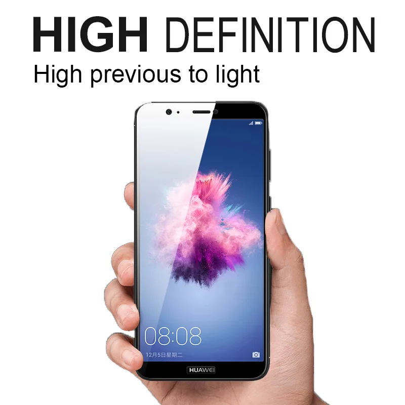 Закаленное стекло 9H с полным покрытием для Huawei P Smart Dual SIM защита экрана чехол PSmart