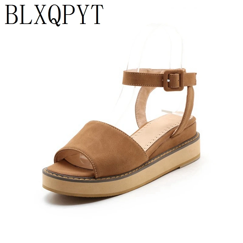 

BLXQPYT Big &small size 32-46 Gladiator Sandals Women Real New Tenis Feminino Shoes Woman Sandals Summer Style Chaussure 66-1
