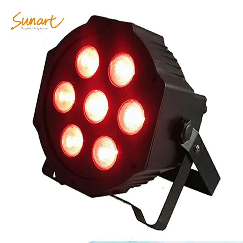 Быстрая доставка 7*10 Вт светодиодный мини par стирка пятна луча сценический эффект