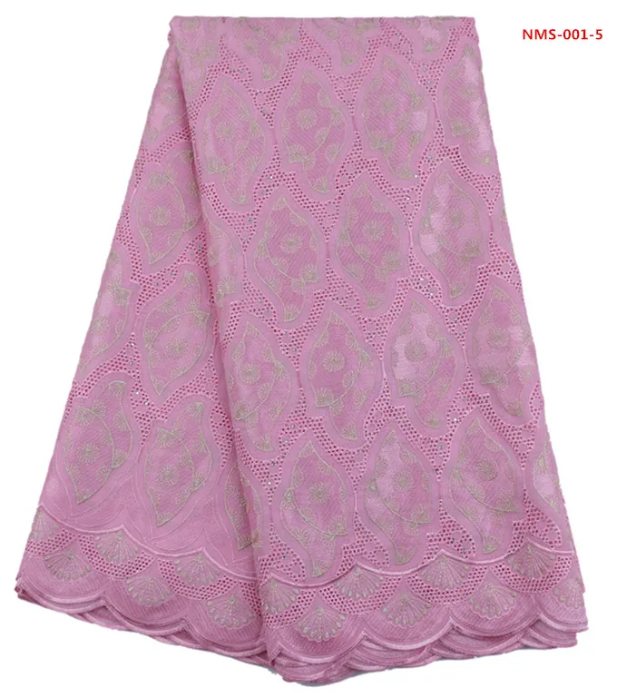 Лоскутная хлопчатобумажной ткани в розовом швейцарская вуаль 5yard/лот для шитья