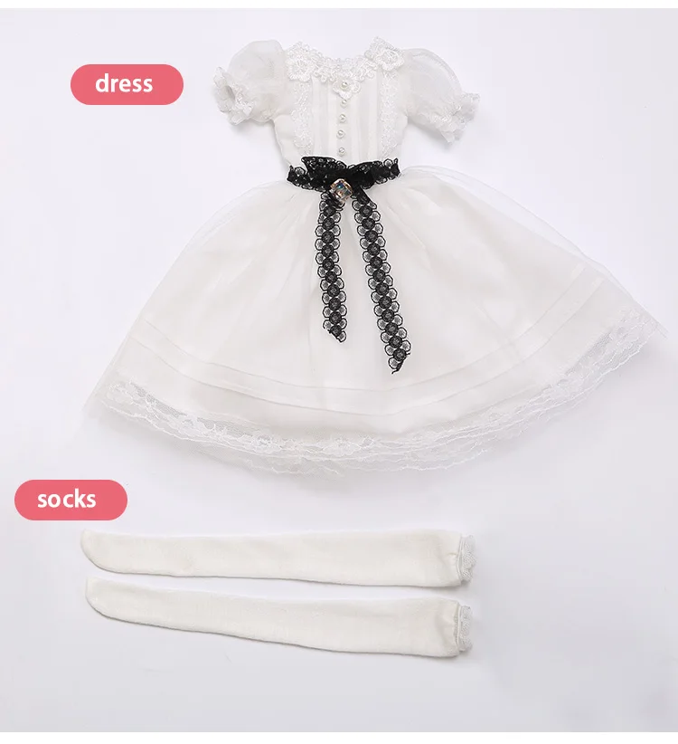 Одежда для куклы BJD 1/4, милое платье Minifee, красивая Одежда для куклы MNF, аксессуары для куклы