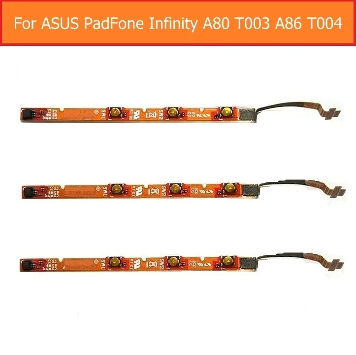 Гибкий кабель питания для Asus PadFone Infinity A80 T003 A86 T004 Переключатель ВКЛ/ВЫКЛ и