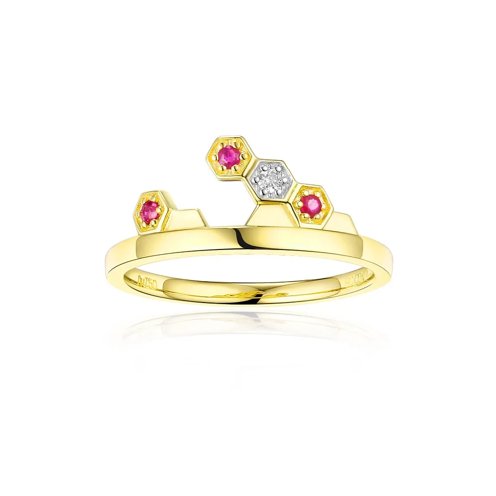 LP футбольное кольцо для влюбленных ювелирные украшения мужчин и женщин 18K Au750