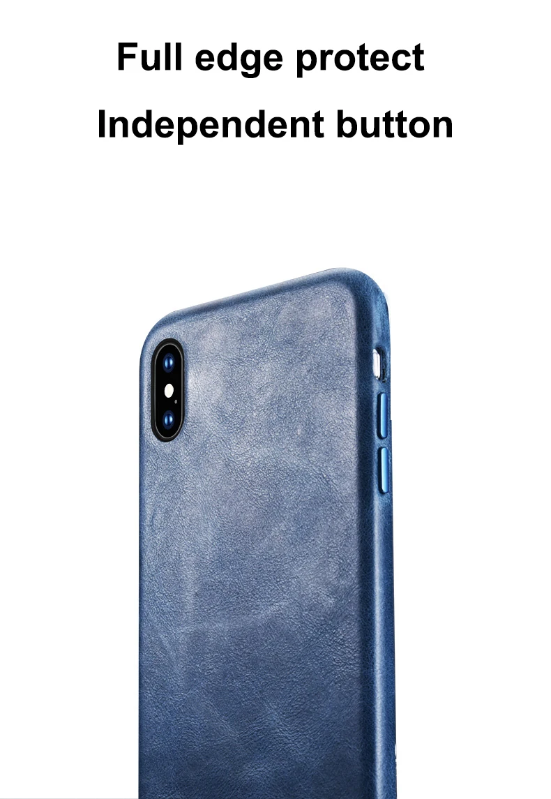 Бренд XOOMZ для iPhone X, XR, XS, MAX, настоящая воловья кожа, деловой кожаный чехол, чехол для телефона, полная защита краев, кнопка