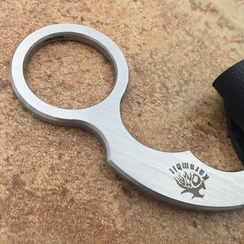 Высокое качество Karambit нож D2 сталь острый Отдых на природе выживания тактический