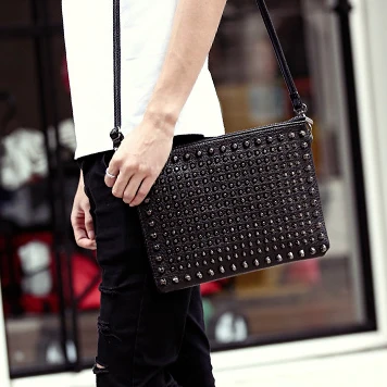 Мужская сумка повседневный клатч кожаная для мужчин деловая через плечо