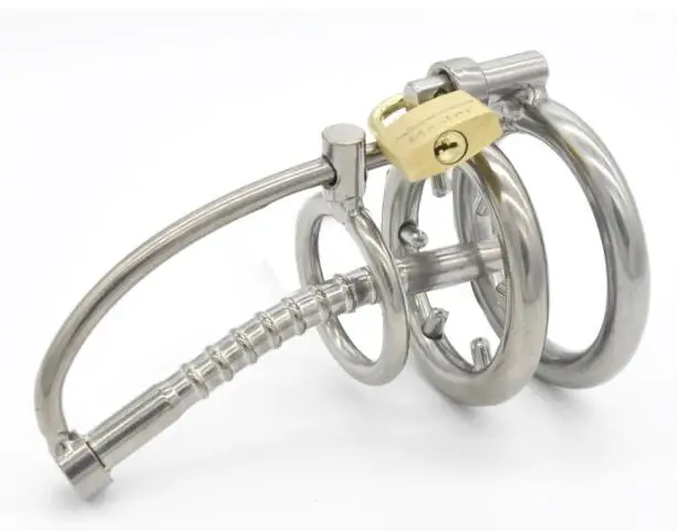 ЗАКЛЮЧЕННЫЙ мужской из нержавеющей стали для закусок клетка кольцо пениса