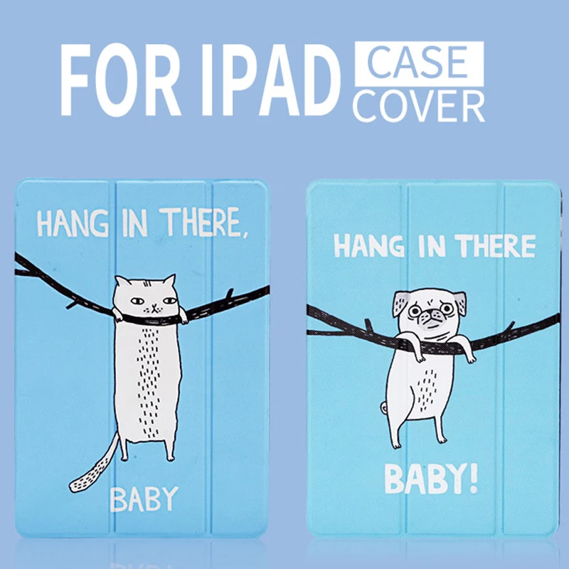 Чехол для планшета с милым мультяшным Кроликом Свинкой подставкой функцией