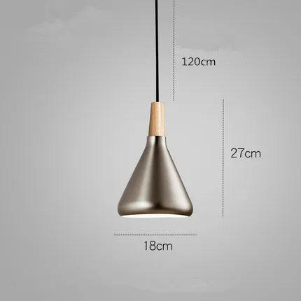 small 170mm sliver Современный подвесной светильник s скандинавский светодиодный Медный Подвесной светильник алюминиевый подвесной светильник для гостиной кухни винтажный светильник - Цвет корпуса: small 170mm sliver
