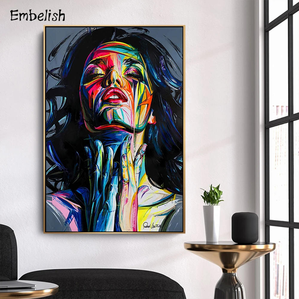 Embelish 1 шт. Francoise Nielly цветные для лица горячее HD холст картины гостиной Современный