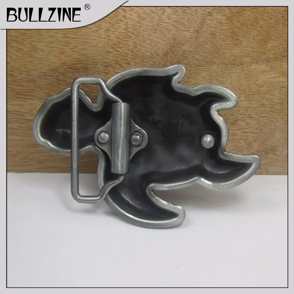 The Bullzine Fashion tortoise belt buckle with pewter finish FP-03024 suitable for 4cm width snap on | Дом и сад