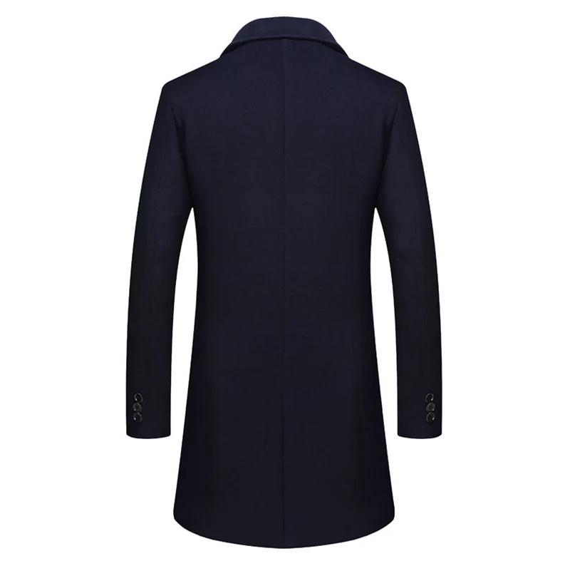 Uniqstore Мужской плащ шерстяное пальто зимнее мужское ветровка 2018 верхняя одежда |