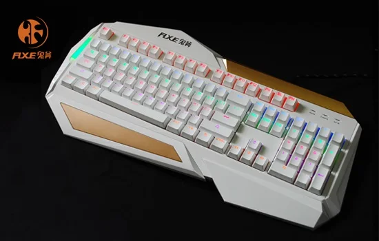 Все новые Bazalias Шмель RGB подсветкой USB проводной Механическая игровая клавиатура с