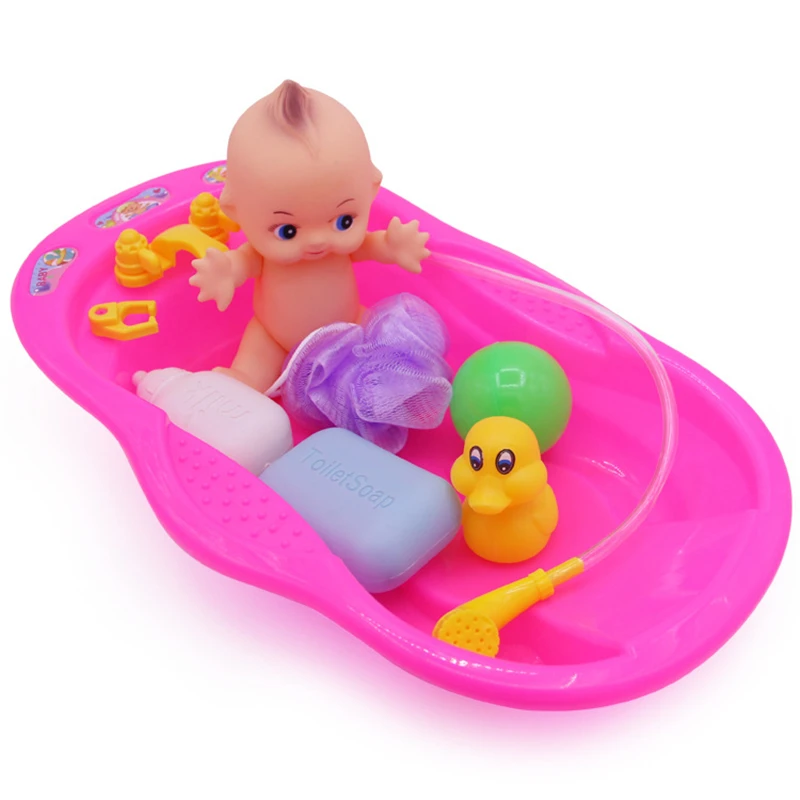 Детская игрушка для ванны забавная игра душа вода детский душ кукол ролевые игры