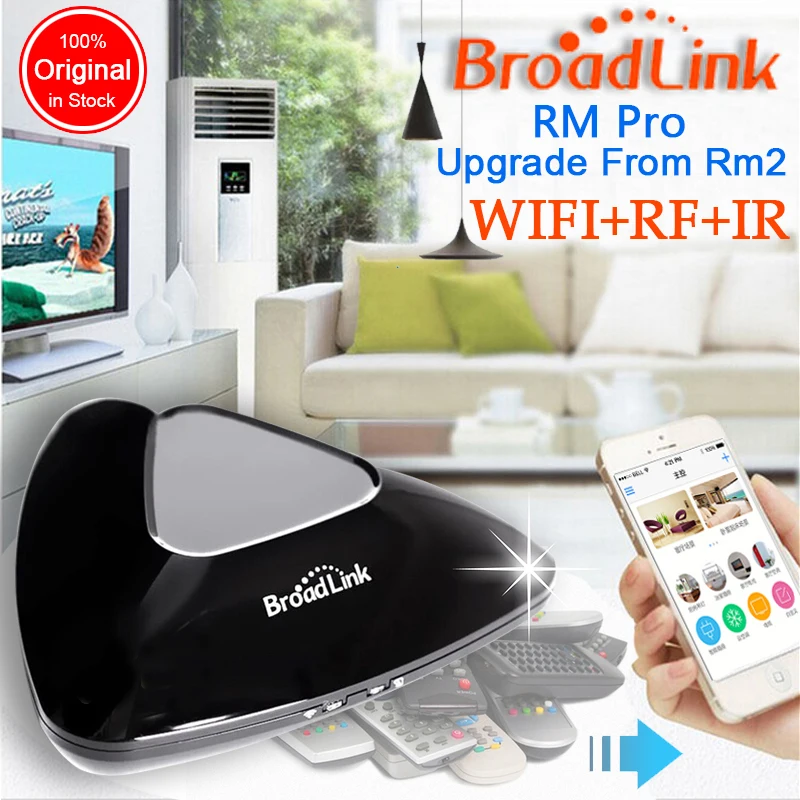Broadlink RM Pro RM03 Universal интеллектуальный контроллер умный дом автоматизация WI-FI + IR РФ