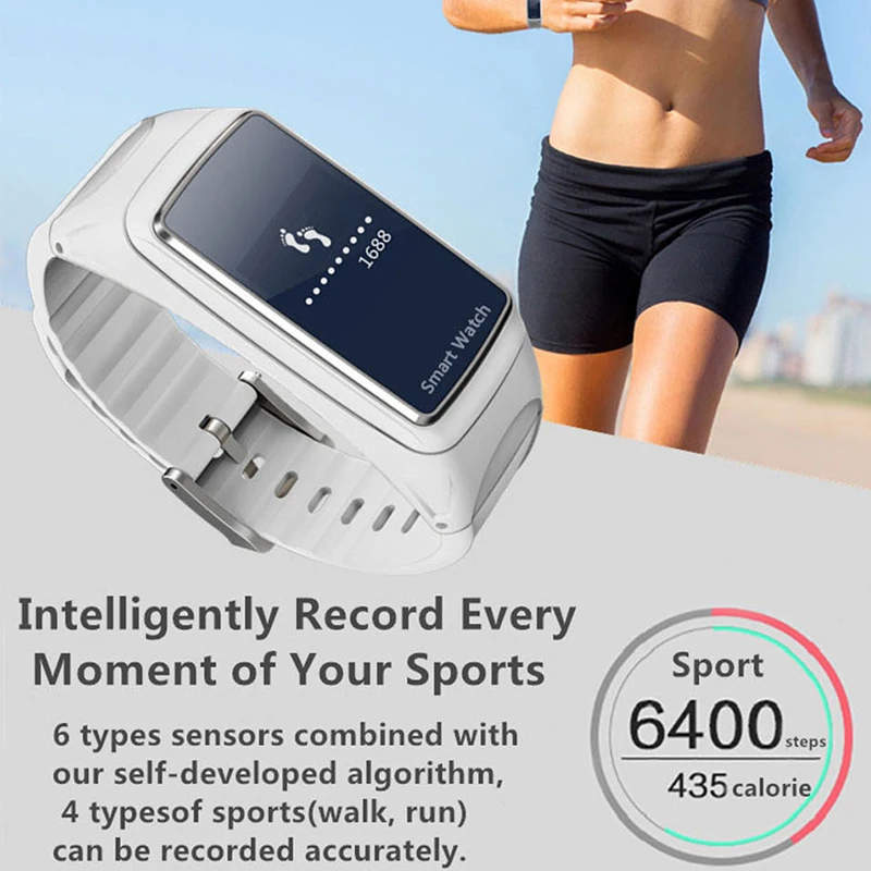 Itormis Bluetooth Smart Band Фитнес браслет TalkBand гарнитуры наушники Спорт Сердце ratetracker ответ