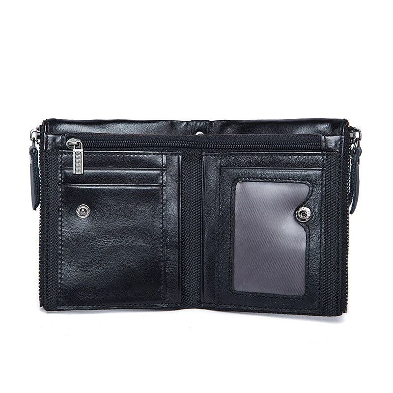 WESTAL короткий кошелек мужской натуральная кожа портмоне мужское кошелёк мужские