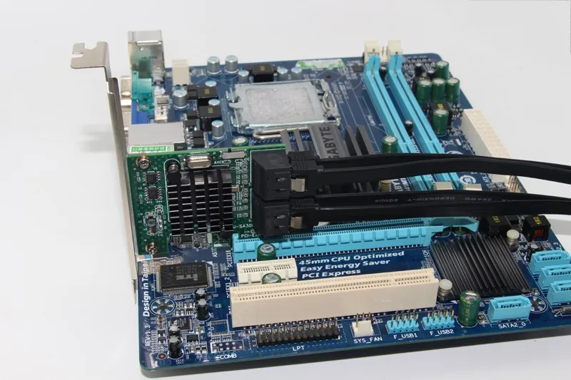 SATA карта PCI-Express 1X до 4 портов 3 0 6 Гбит/с адаптер расширения ASMedia1061 + 1093 чипсет для ПК