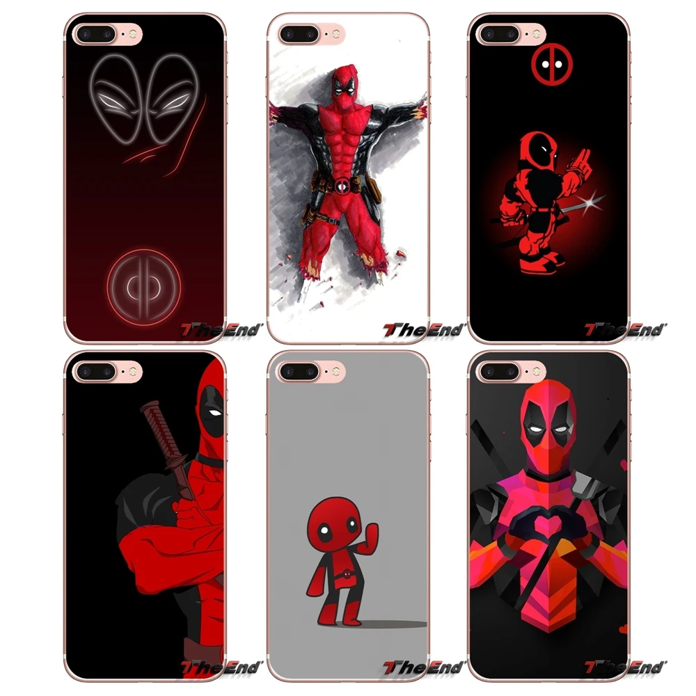 Для Sony Xperia Z Z1 Z2 Z3 Z5 compact M2 M4 M5 E3 T3 XA Aqua LG G4 G5 G3 G2 Mini Capa Deadpool Art аксессуары чехлы для
