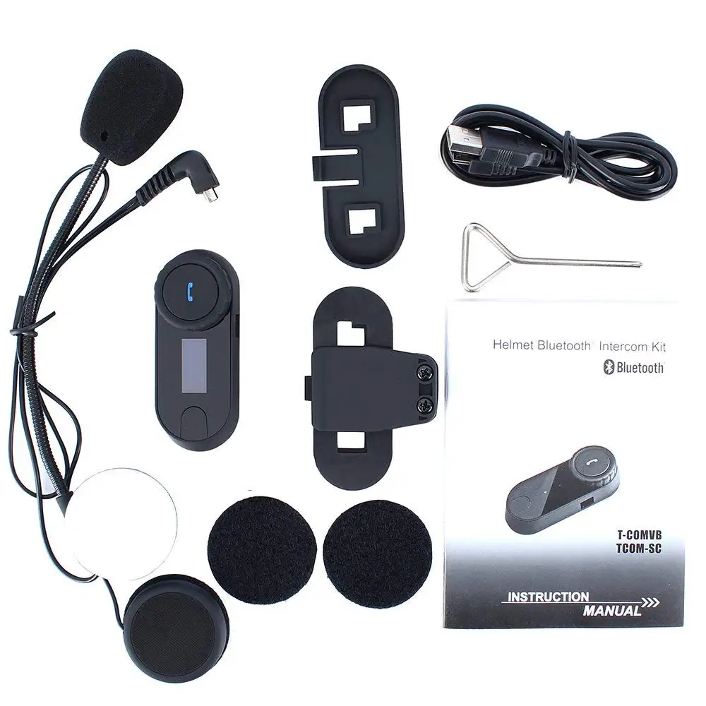 QPLOVE FreedConn новая версия TCOM SC Bluetooth мотоциклетная гарнитура шлем домофон ЖК экран с
