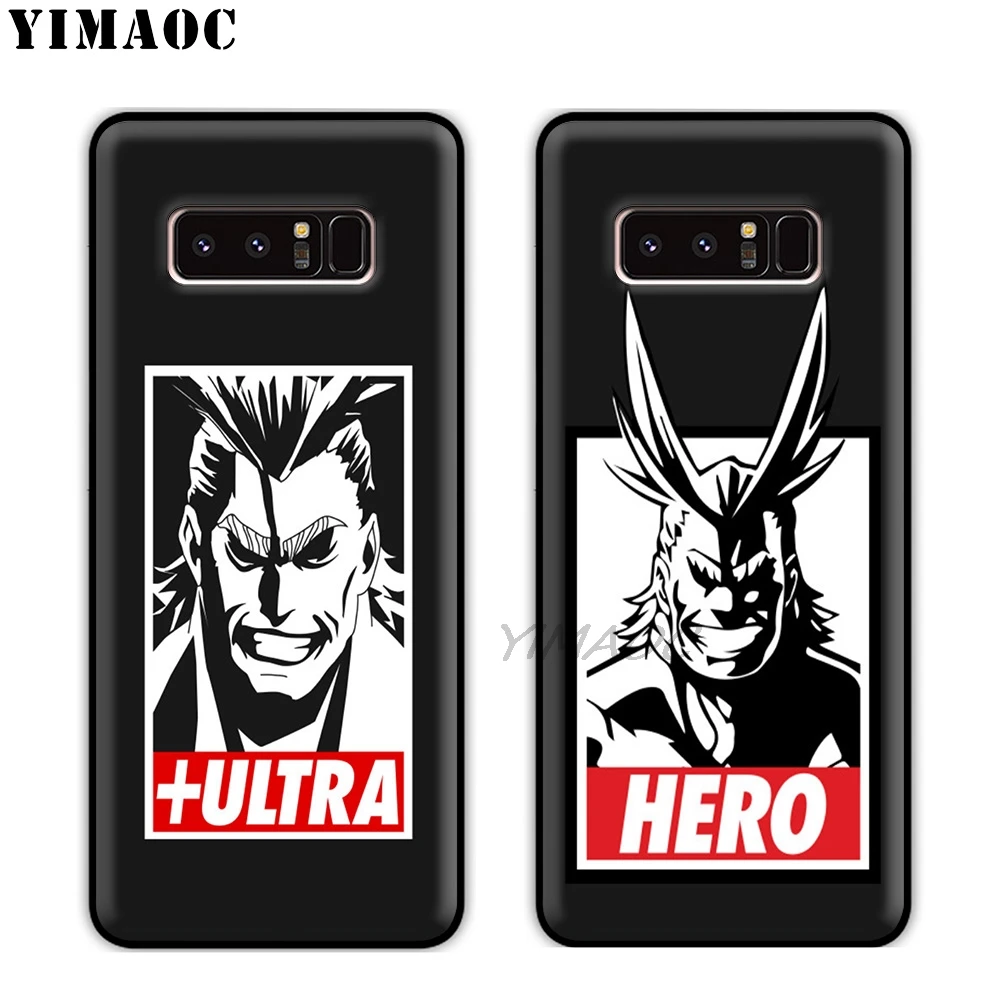 Ультратонкий Мягкий силиконовый чехол YIMAOC My Hero Academia Plus для Samsung Galaxy A9 A8 A6 2018 A5 A3 2017