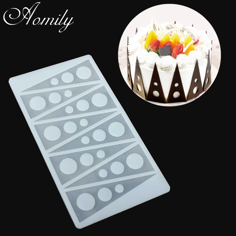 Треугольная силиконовая форма для украшения торта Aomily выпечки сделай сам | Дом и