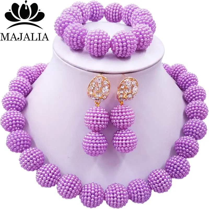 Majalia классические нигерийские Свадебные африканские Ювелирные изделия Набор