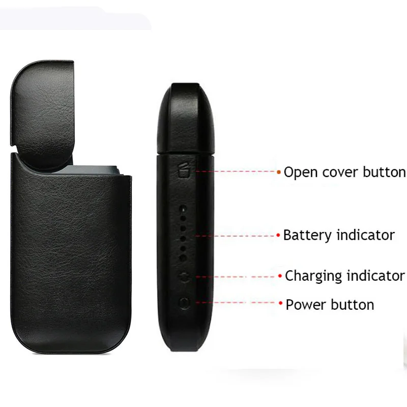 Модный кожаный чехол для IQOS 2 4 Plus защитный держатель кошелек E Cigarette из