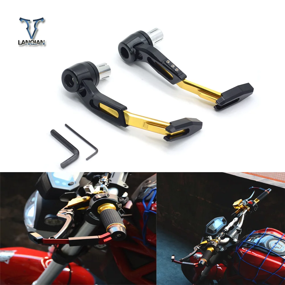 Универсальный Защитный Рычаг сцепления и тормоза для мотоцикла 22 мм Yamaha YZFR3 YZFR25 R3