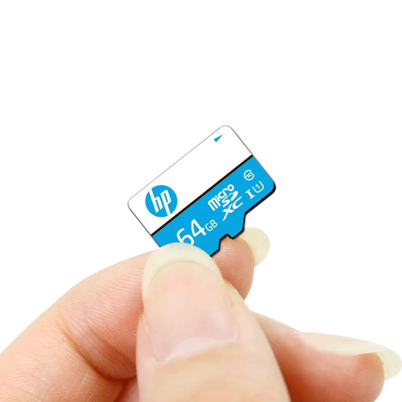 Карта памяти HP microSDXC 64 ГБ скорость до 100 МБ/с./с Full HD видео 4k фото анти-лучи