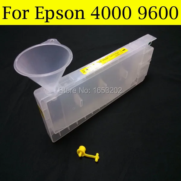 8 шт./лот пустой 4000 набор чернил для заправки картриджа EPSON принтер с T5441 T5448|ink