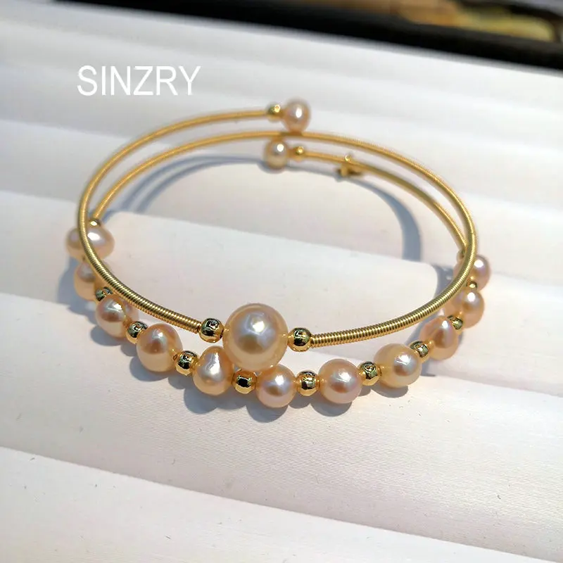 SINZRY оригинальные модные корейские стильные браслеты-манжеты ручной работы с