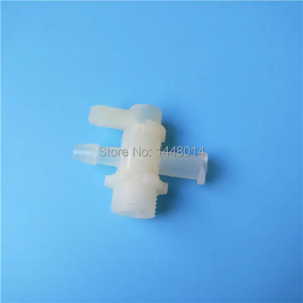 Наружный широкоформатный принтер запасные части пластиковый 3 ходовой клапан