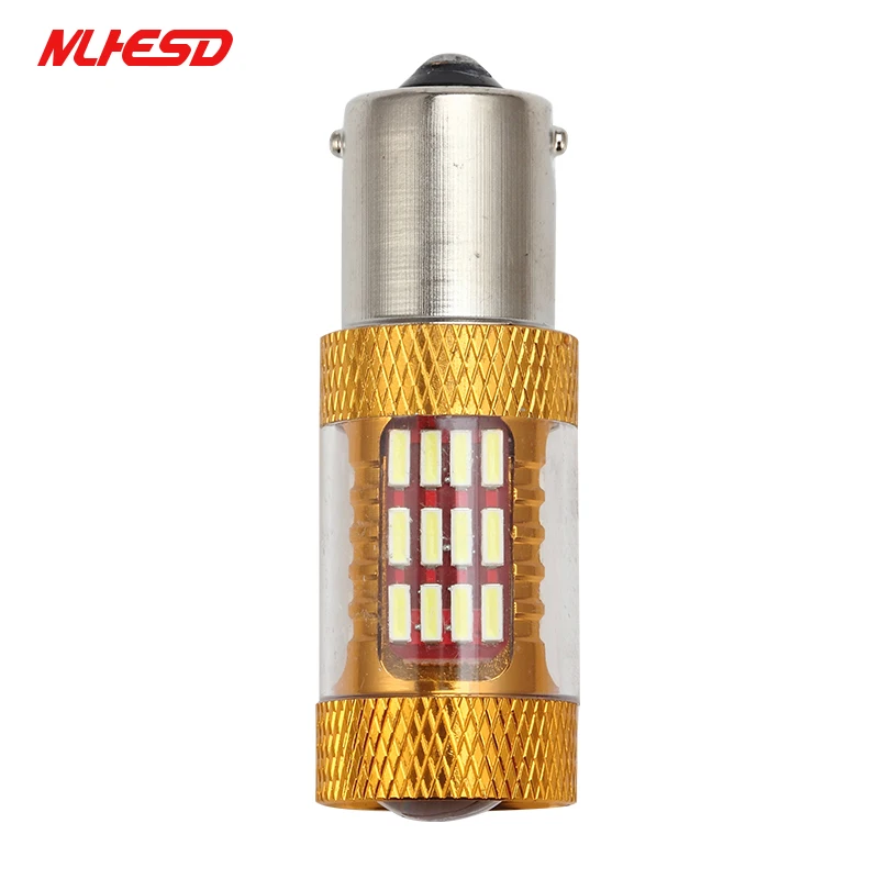 10 шт./лот 3000K 6000K Светодиодная лампа высокой мощности 1156 BAU15S 30 Вт 60smd 4014 led p21w ba15s BAY15D
