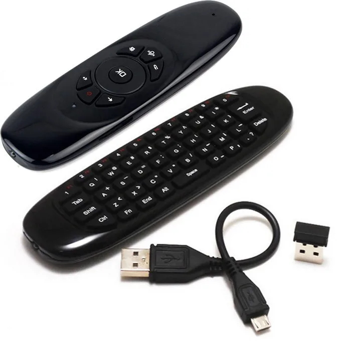 Fly Air Mouse C120 Беспроводная Клавиатура 2 4 ГГц для S905X A95X S912 H96 pro plus Android TV Box|air mouse wireless|air