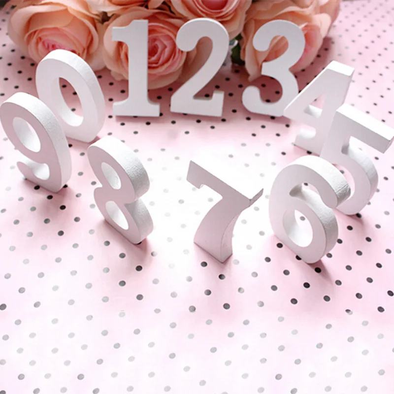 Алмазный Свадебный декор Деревянный алфавит декоративные поделки стол с номером