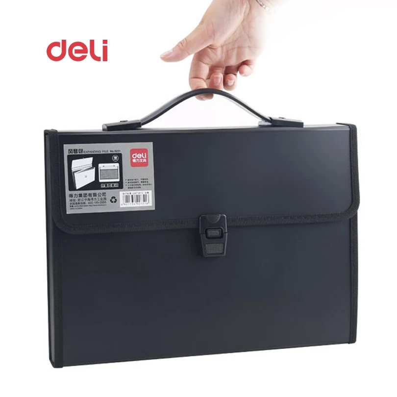 Deli Оптовая продажа водонепроницаемая бумажная папка А4 для документов сумки