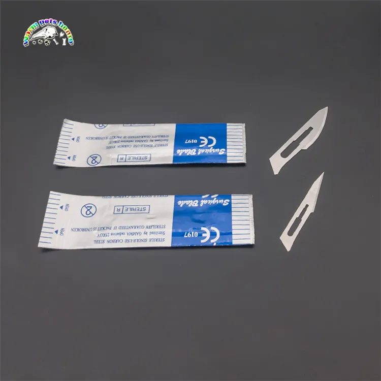20PCS Sterile Medical Carbon Steel Blade Animal Pet Surgical Knife | Дом и сад