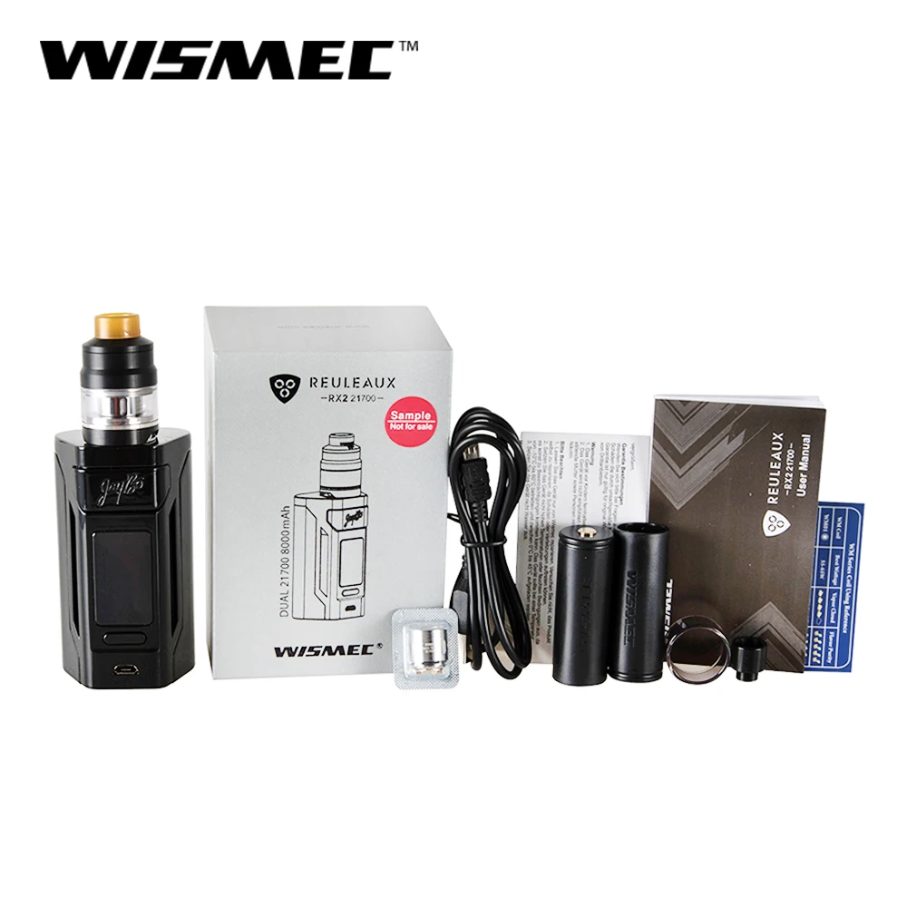 Оригинальный набор Wismec Reuleaux RX2 21700 с баком GNOME 2 мл 230 Вт TC бокс-мод WS01/WS02 электронные