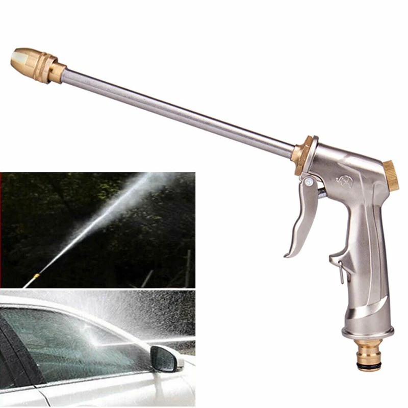 

2019 New Convenient Wash High Pressure Long Nozzle Metal Plating Sprayer Water Spray Garden Tool #3