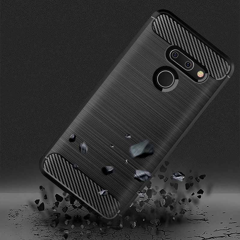 Для LG G8 чехол ThinQ мягкий силиконовый матовый углеродное волокно для 2019 6 1 дюймов