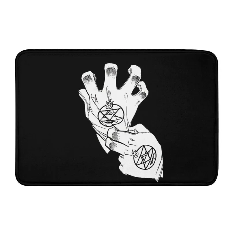 Door Mat Anime Naruto 3D Printing Bath Comfortable Soft Anti-Slip Washable Kitchen Bedroom Hallway Floor Doormats Rug Carpet | Дом и сад