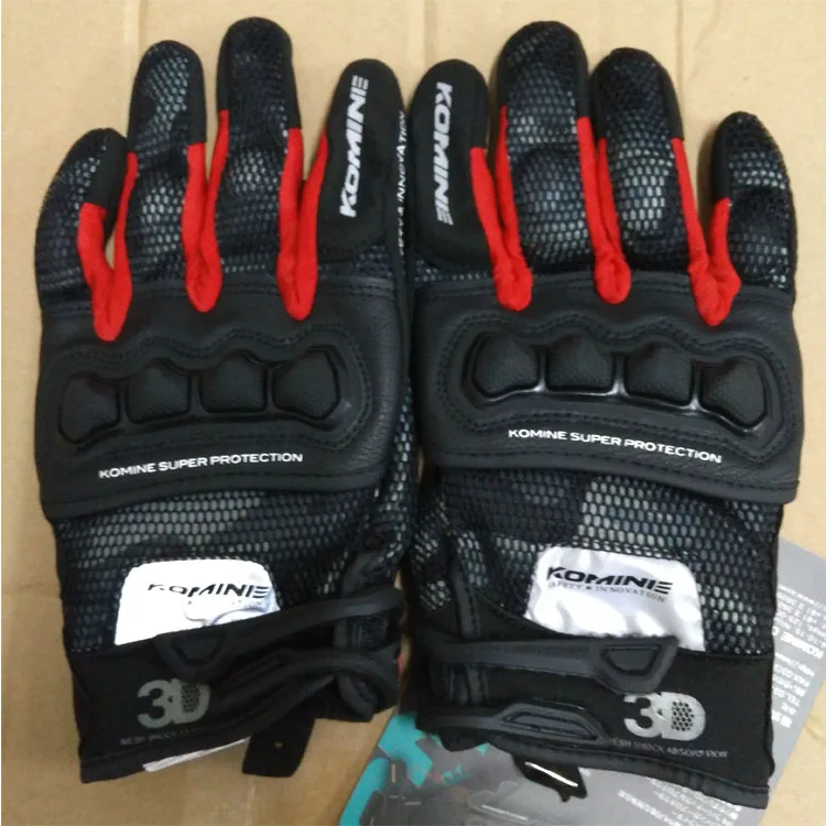 Лето KOMINE GK-215 3D сетчатые технологии перчатки для езды на мотоцикле перчатки для мотогонок мотоциклетные рыцарские мужские спортивные перчатки