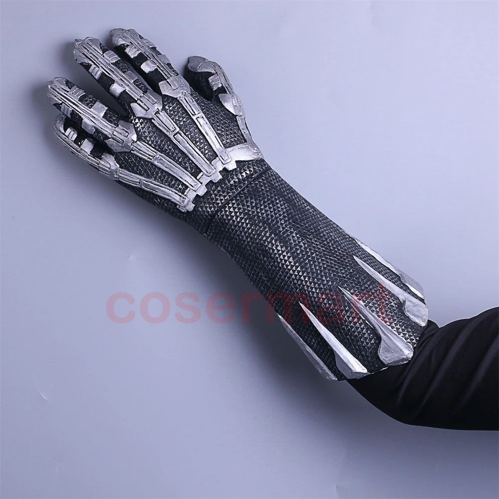 A Pair of Two 2018 Movie Black Panther Claws Gloves Cosplay Costume Superhero Gloves Halloween Prop