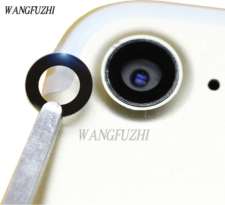 WANGFUZHI оригинальный объектив камеры для iPhone 8 4 7 &quot Сапфировое стекло с/без