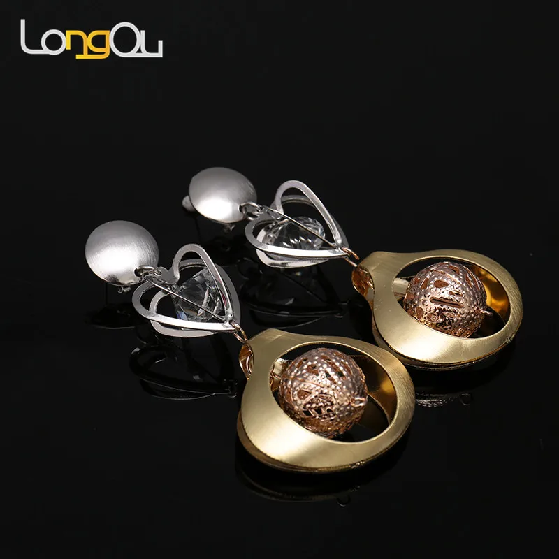 Longqu 2019 модные золотистые серьги-подвески серьги золотые розовые яркие подвески