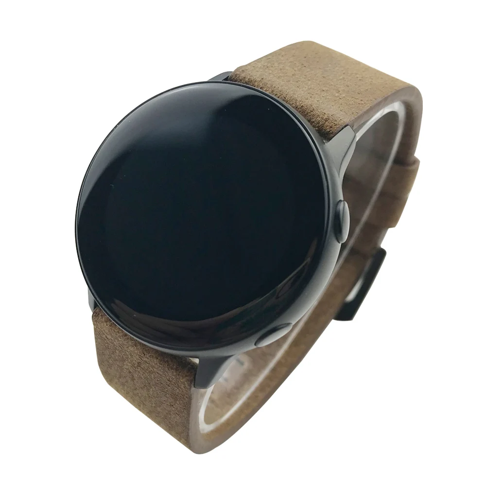 20 мм классический кожаный браслет на запястье ремешок для samsung Galaxy Watch активный ремешок для samsung Galaxy Watch 42 мм аксессуары